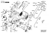 Bosch 3 600 H81 200 ROTAK 40 (ERGOFLEX) Lawnmower Spare Parts